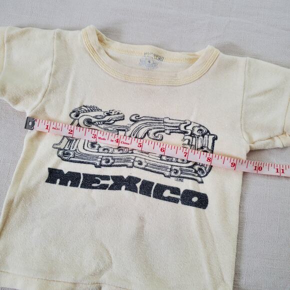 Vintage Mexico Ancient Snake Tee 9-12 months - Picture 4 of 5